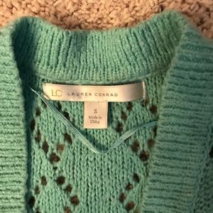 LC Lauren Conrad open front cardigan.